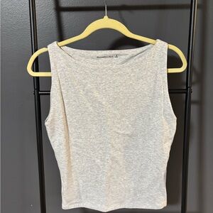 Abercrombie & Fitch Light Gray Tank Top